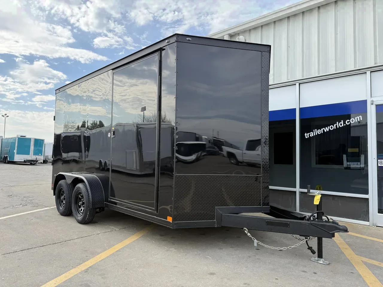 110553 - 2026 Covered Wagon 7' X 14' X 7' TA Enclosed Cargo Trailer SCRATCHED Cargo Trailer