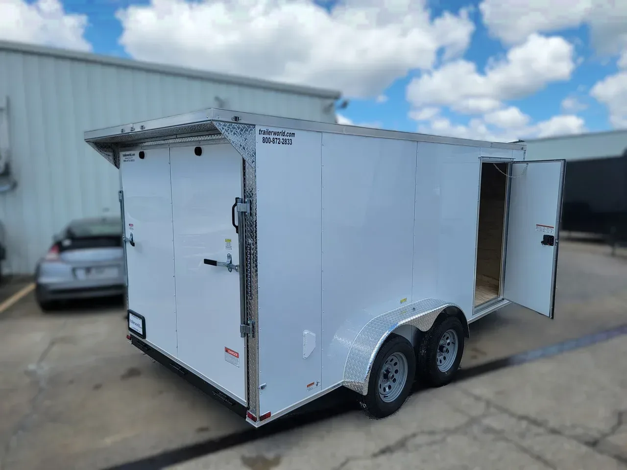 078655 - 2027 Miscellaneous QC 7'X14' TA Cargo Trailer with 2X3500# Axles Cargo Trailer