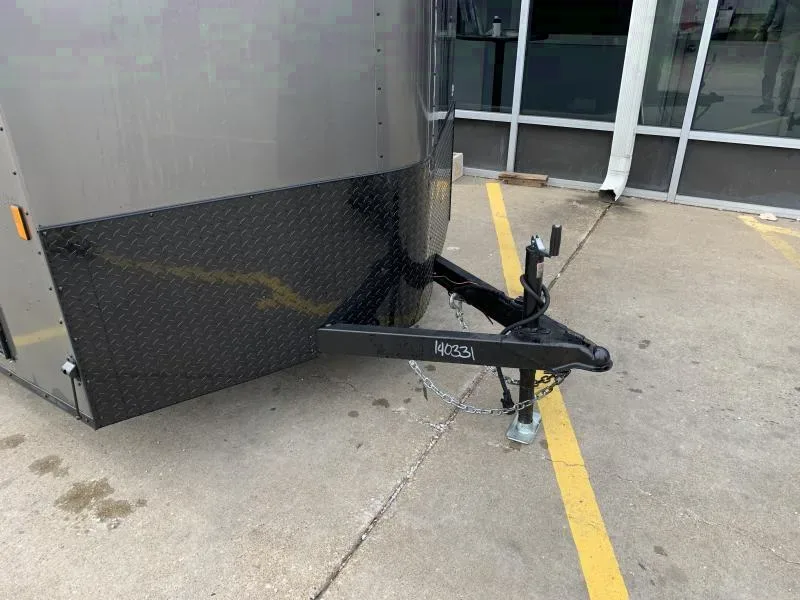 2025 Continental Cargo 7x16 V-Nose Enclosed Trailer - Charcoal