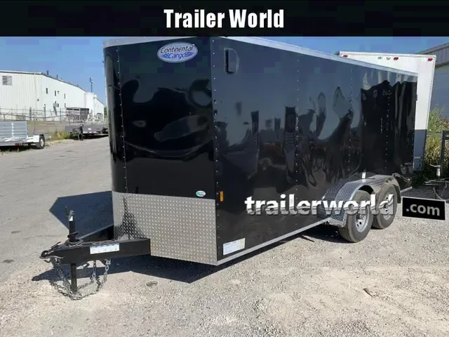2025 Continental Cargo 7x16 V-Nose Enclosed Trailer