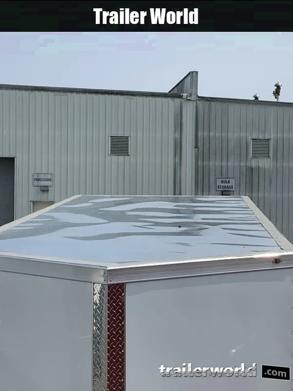 2025 Covered Wagon 7x16 Enclosed Cargo Trailer - Charcoal