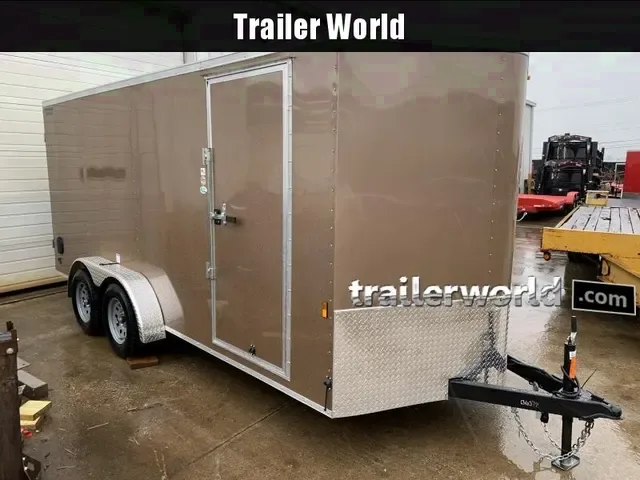 2025 Continental Cargo 7x16 V-Nose Enclosed Trailer - Make an Offer