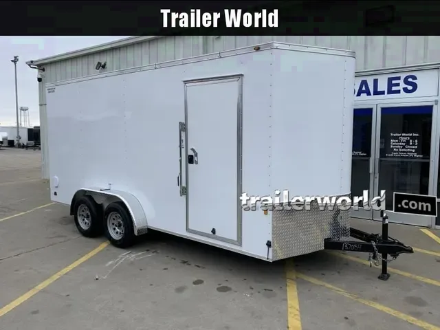 2025 Continental Cargo 7x16 V-Nose Enclosed Trailer - Make Offer