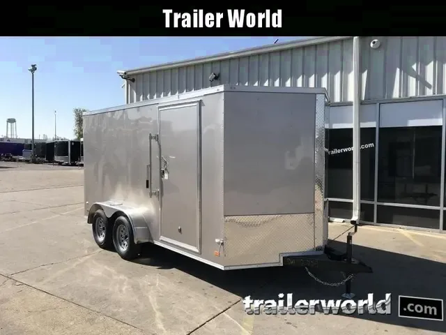 2025 Covered Wagon 7x16 V-Nose Tandem Axle Enclosed Cargo Trailer - Make Offer