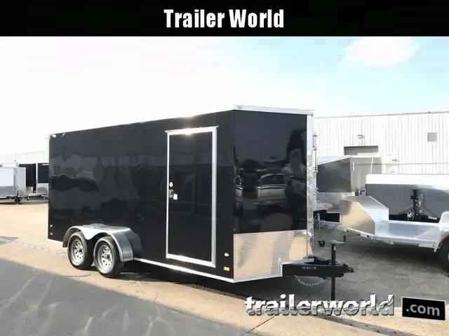 2025 Covered Wagon 7x16 V-Nose Enclosed Cargo Trailer