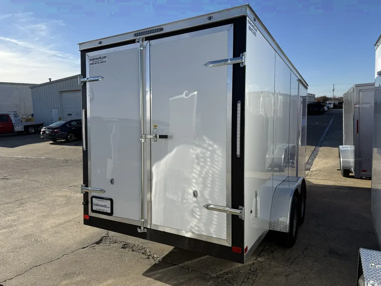 106755 - 2026 Covered Wagon 7' x 16' x 7' TA Cargo / Enclosed DOUBLE DOORS Cargo Trailer