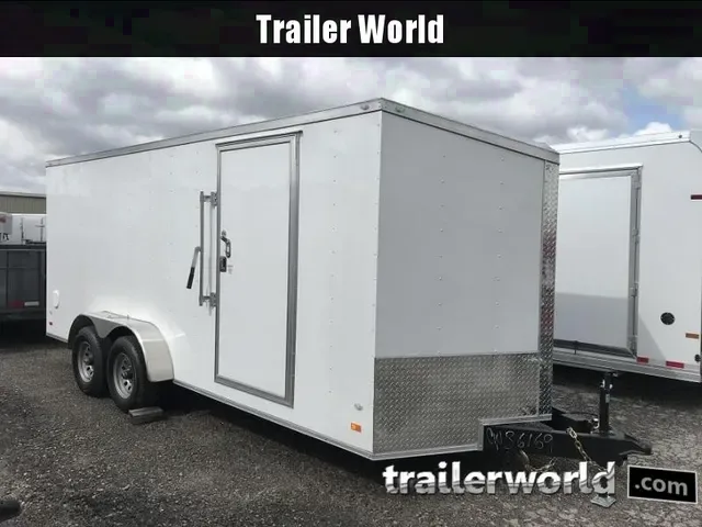 2025 Covered Wagon 8.5x18 V-Nose Enclosed Cargo Trailer – Double Door Access
