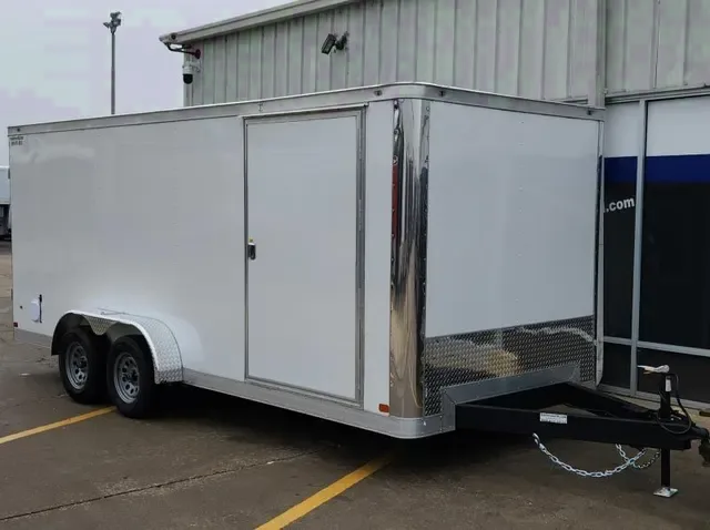 2025 Covered Wagon Trailers 7x18 TA Cargo / Enclosed Double Doors Trailer