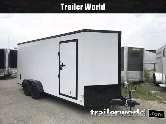 2025 Covered Wagon 7x18 V-Nose Enclosed Cargo Trailer