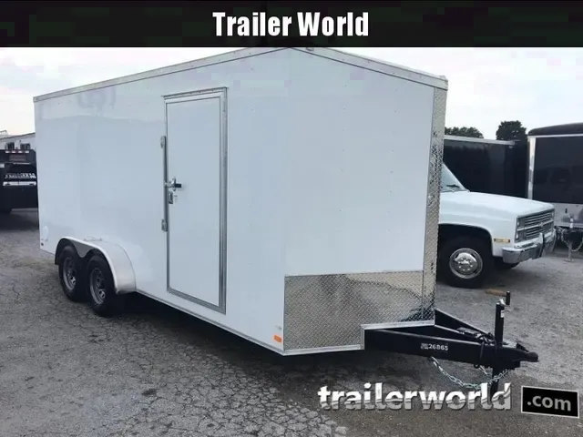 2025 Covered Wagon 7x18 V-Nose Enclosed Bumper Pull Cargo Trailer