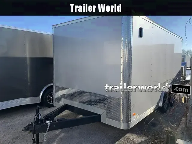 2023 Covered Wagon 8.5x16 Tandem Axle Enclosed Cargo Trailer - Silver
