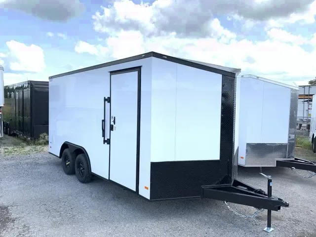2025 Covered Wagon 8.5x16 V-Nose Cargo Trailer Available