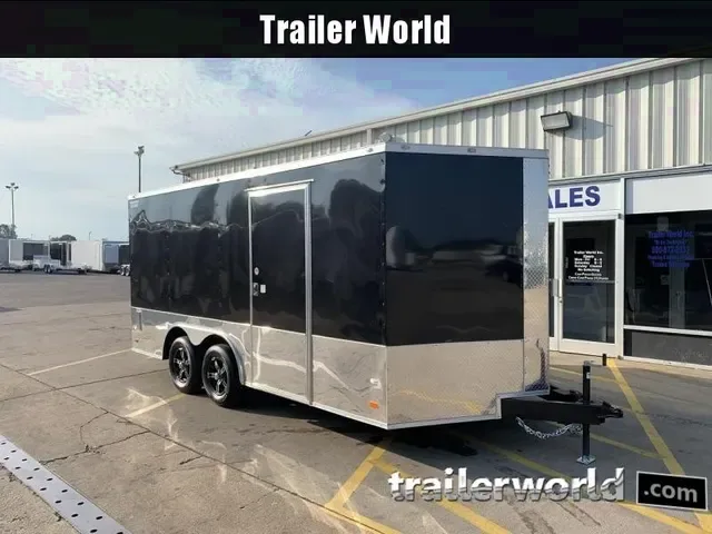 2025 Covered Wagon 8.5x16 V-Nose Enclosed Cargo Trailer