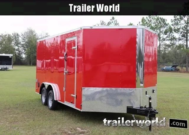 2025 Continental Cargo 8x16 V-Nose Enclosed Trailer for Sale