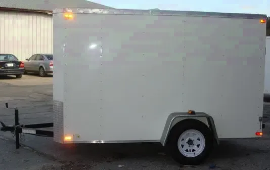 10FT WHITE CARGO TRAILER