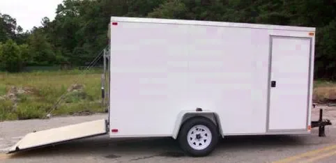 12FT SA RAMP DOOR CARGO TRAILER
