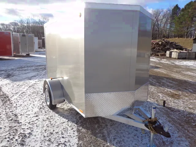 8ft Pewter Cargo Enclosed Trailers