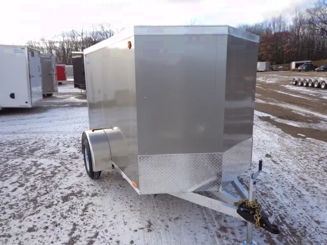Pewter 8ft Cargo Enclosed Trailer