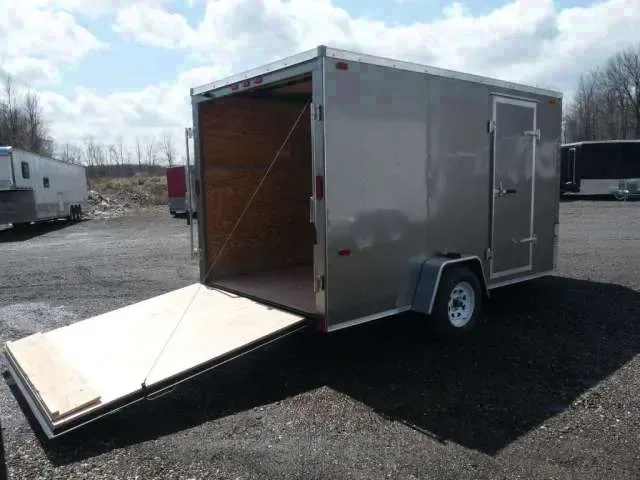 Pewter 12ft Enclosed Landscape Cargo