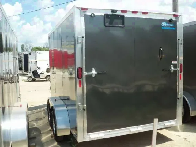 Black 14ft Enclosed Landscape Cargo