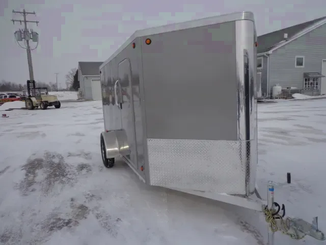14ft Enclosed Cargo Trailer-Pewter