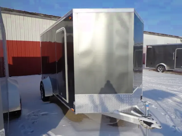 Charcoal 14ft Enclosed Cargo Trailers