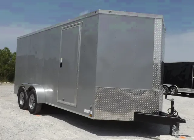 18FT V-Nose Cargo Trailer  Rear Barn Doors