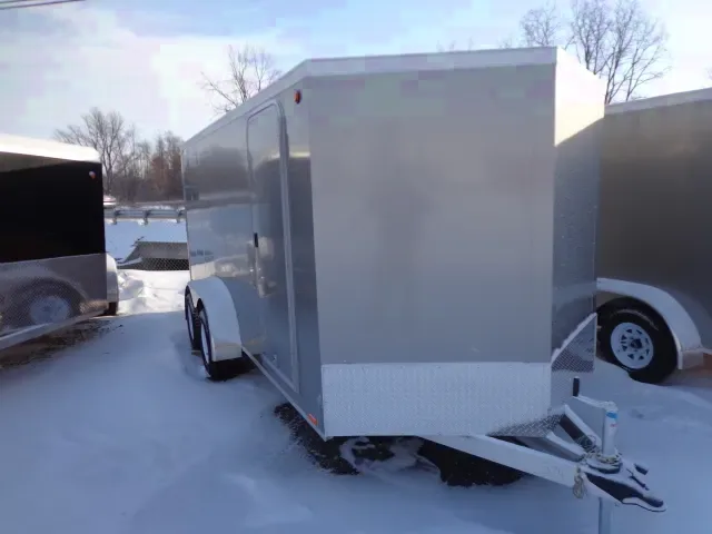 18ft Pewter  V Nose Cargo Trailers w/2-3500lb Axles
