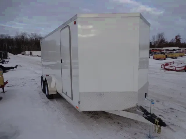 18ft V Nose Cargo Trailer 2-5200lb Axles