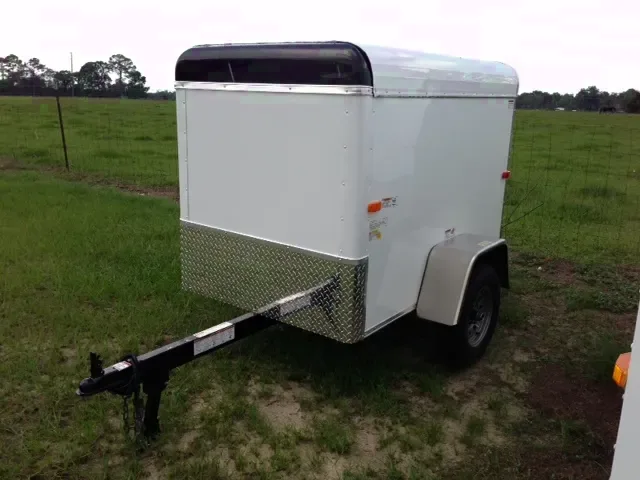 Small Enclosed Cargo Trailer 8ft Single Axle