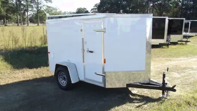 8FT Cargo Trailer Single Swing Rear Door
