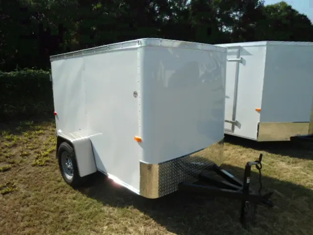 8FT SA WHITE CARGO TRAILER
