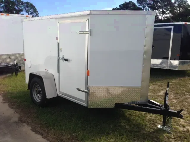 8FT - V-Nose - Ramp - Side Door