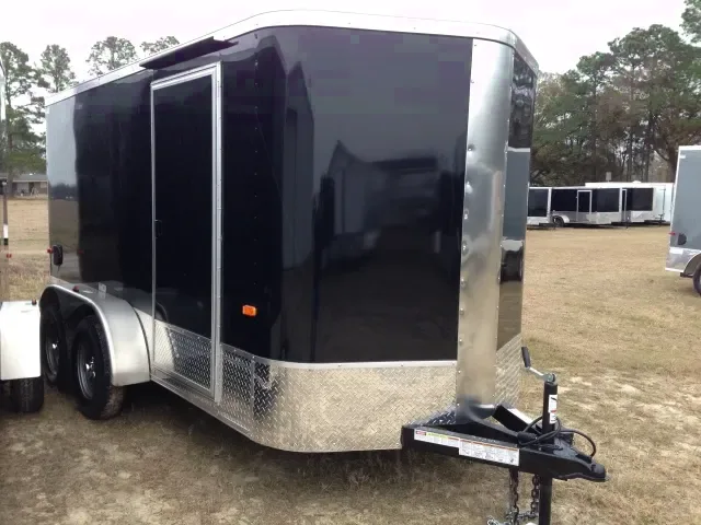 12FT - Rounded V-Nose - Black