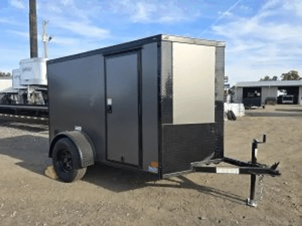 Enclosed 2026 5X8 NationCraft Trailers 5×8 Single Axle Enclosed Trailer With Ramp Door -eccw508-019924 5 ft. x8 ft.