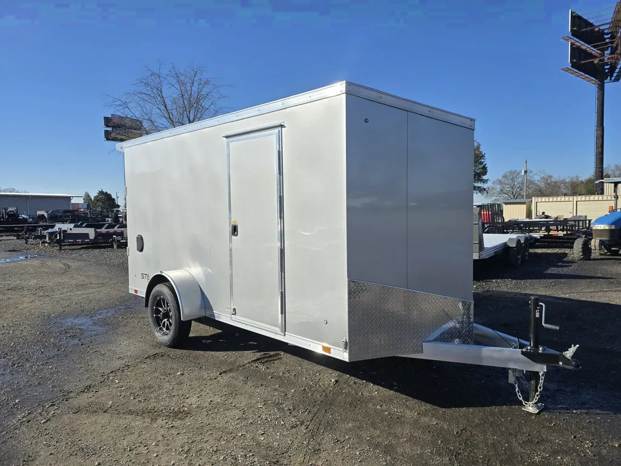 Aluminum 2026 6X12 ATC Trailers 6×12 STO300 Enclosed Aluminum Trailer -ecmi612-236208 6 ft. x12 ft.