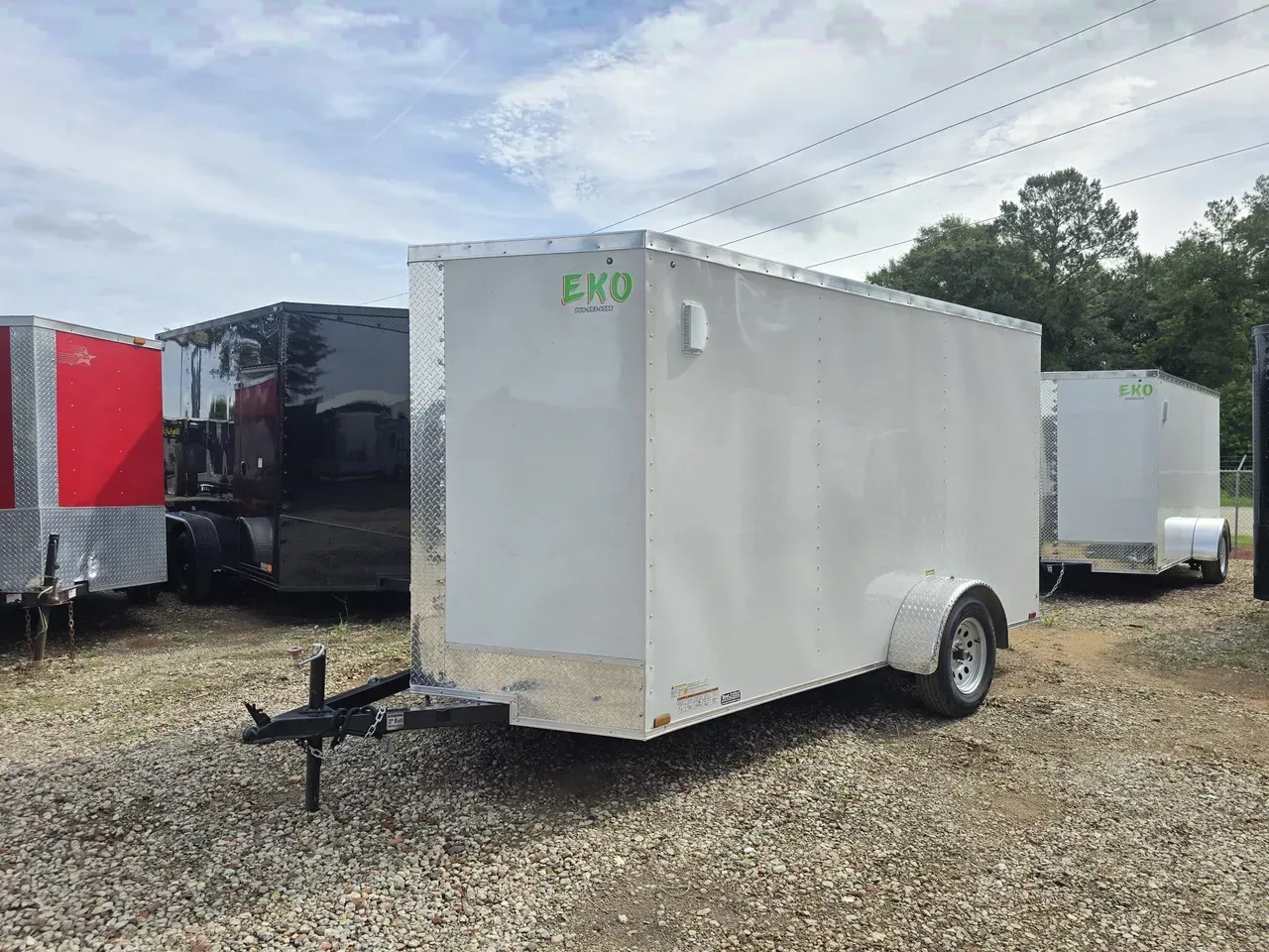 Enclosed 2026 6X12 Arising Trailers 6×12 EKO economy enclosed trailer -ECCW612-000782 6 ft. x12 ft.
