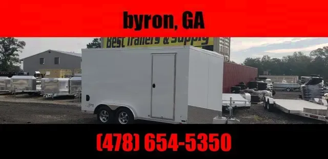2025 ATC 7.5 x 14 All-Aluminum Cargo Motorcycle Trailer