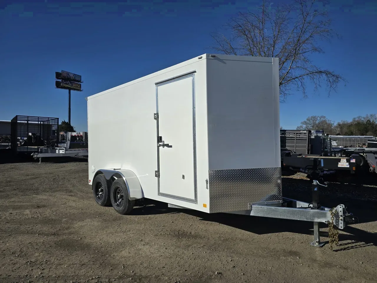 Enclosed 2026 7X14 Cell Tech 7×14 Tandem Axle 10K Heavy Duty Enclosed Trailer -eccw714-002076 7 ft. x14 ft.