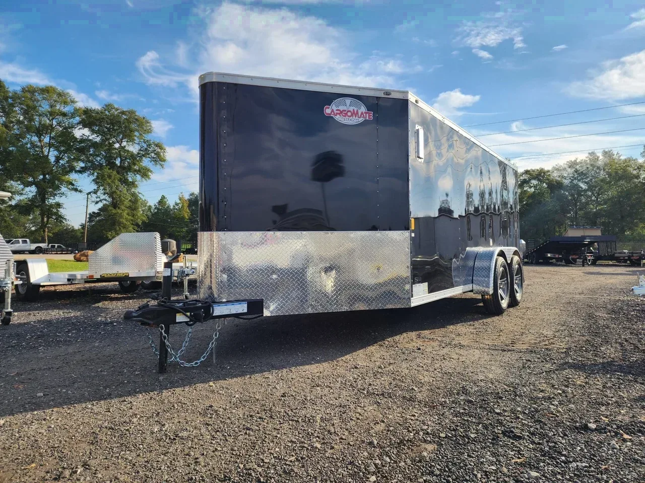 Enclosed 2024 7X14 Cargo Mate 7×14 double Motorcycle Trailer Enclosed Trailers-ECCW714-147045 7 ft. x14 ft.