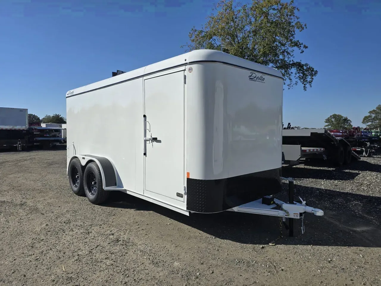 Enclosed 2025 7X16 Delta Trailers 7×16′ Enclosed steel cargo trailer Enclosed Trailers-eccw616-067294 7 ft. x16 ft.