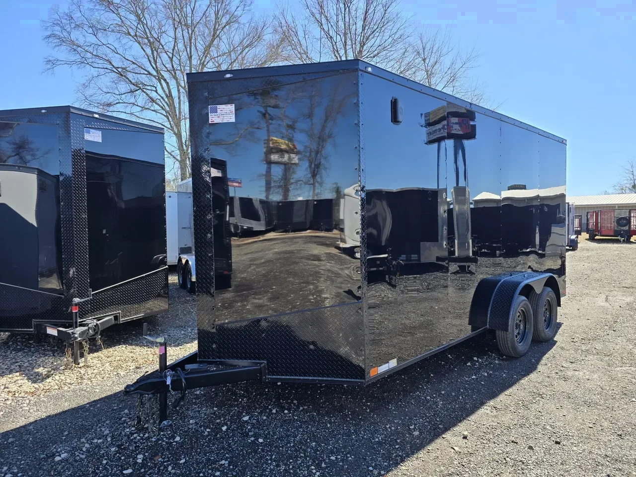 Enclosed 2026 7X16 Seed Cargo 7×16 Tandem Axle 7K Enclosed Trailer With 7′ Interior Height -eccw716-002820 7 ft. x16 ft.