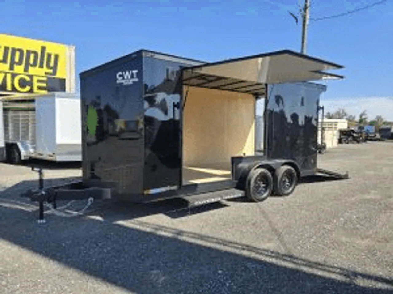 Enclosed 2026 7X16 Covered Wagon Trailers 7×16 Enclosed UTV Hauler -eccw716-108652 7 ft. x16 ft.