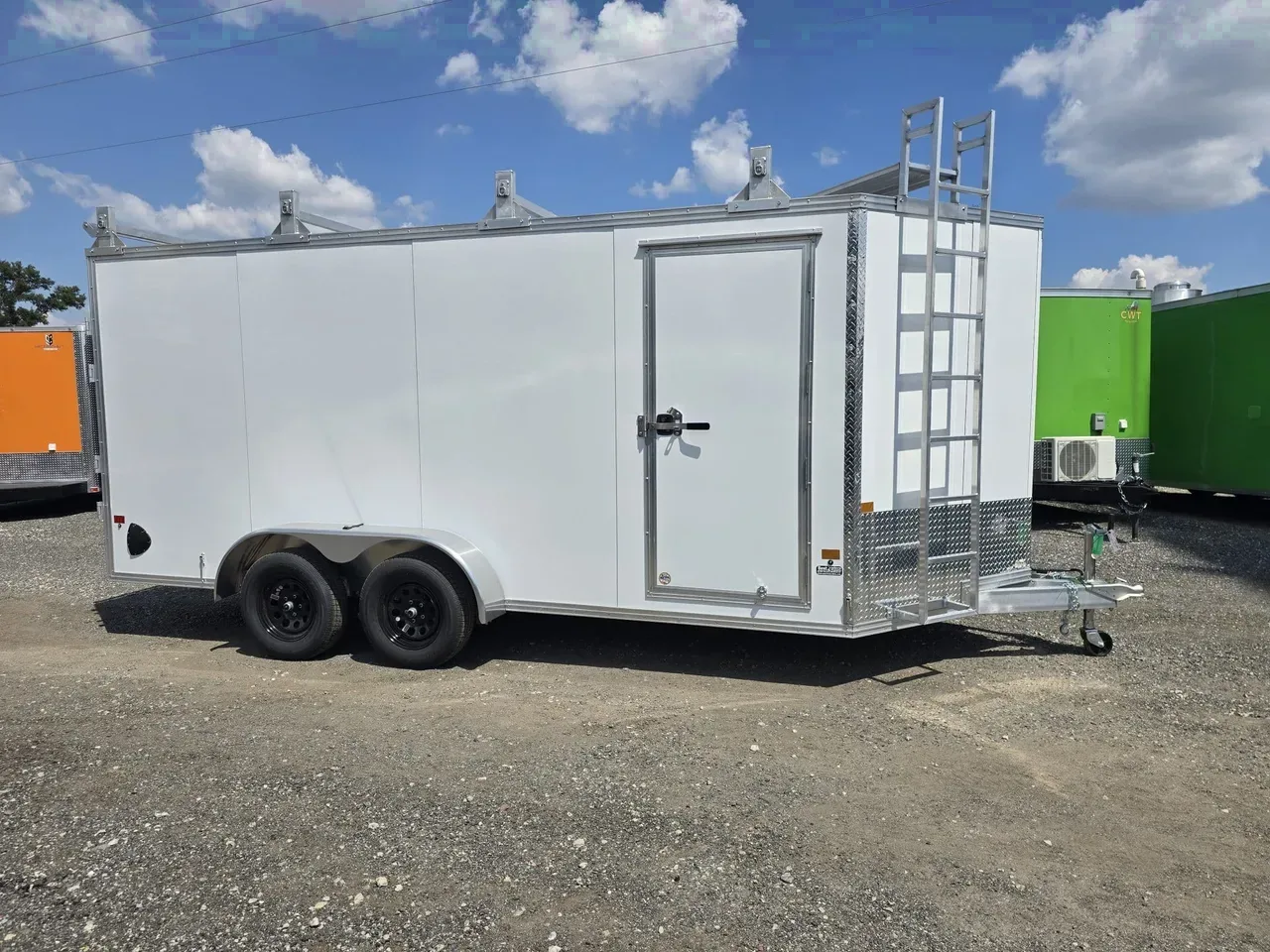 Enclosed 2027 7X16 EZ Hauler 7X16 7K Enclosed Trailer With Contractor Package
