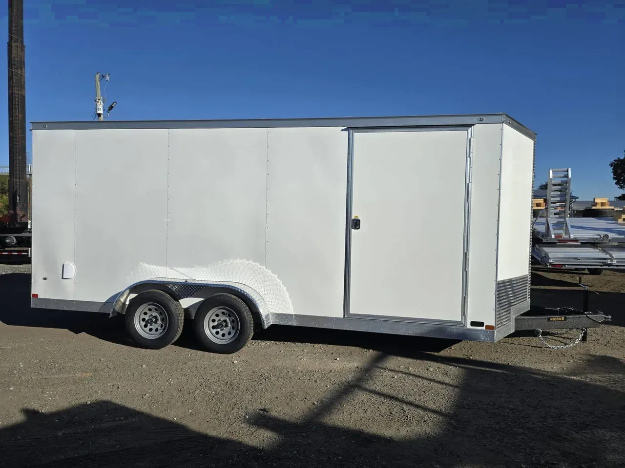 Enclosed 2026 7X18 Covered Wagon Trailers 7×18′ Tandem Axle 7K enclosed Cargo trailer -eccw718-108564 7 ft. x18 ft.