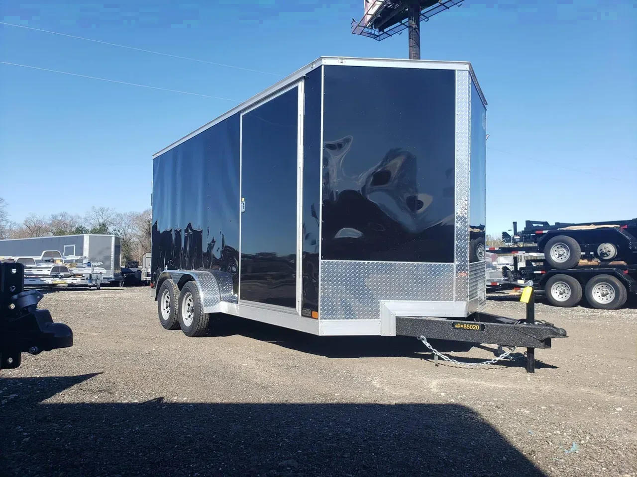 Enclosed 2026 7X18 Covered Wagon Trailers 7×18 TA Enclosed Trailer -eccw718-112375 7 ft. x18 ft.