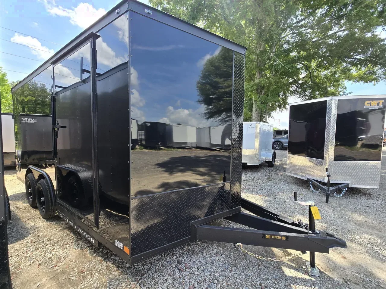 Enclosed 2026 8.5X16 Covered Wagon Trailers 8.5X16 Tandem Axle 10K Enclosed Trailer -eccw8516-110329 8.5 ft. x16 ft.