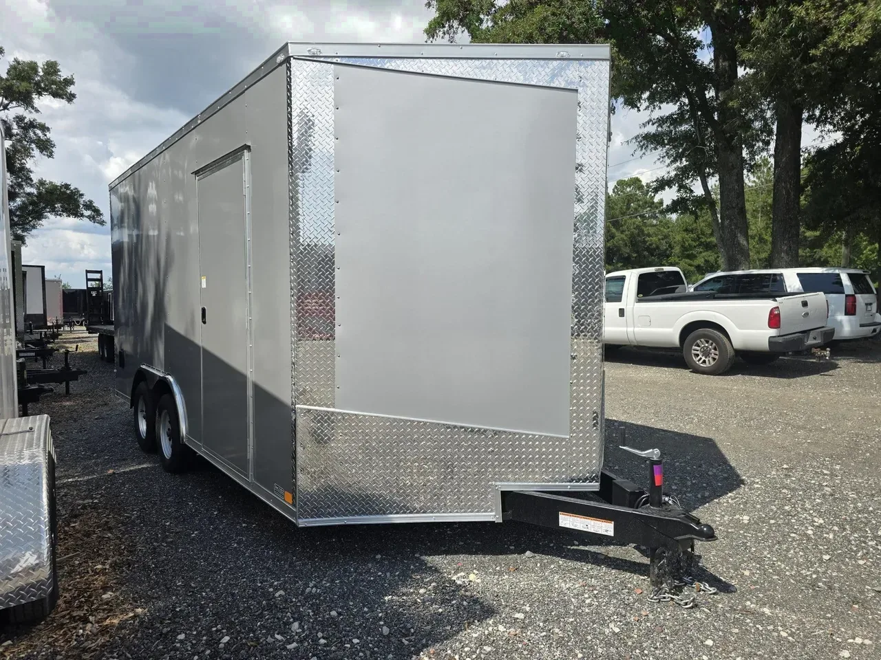 Enclosed 2027 8.5X16 Seed Cargo 8.5X16 7K Enclosed Cargo Trailer With 7′ Interior Height -eccw8516-000238 8.5 ft. x16 ft.