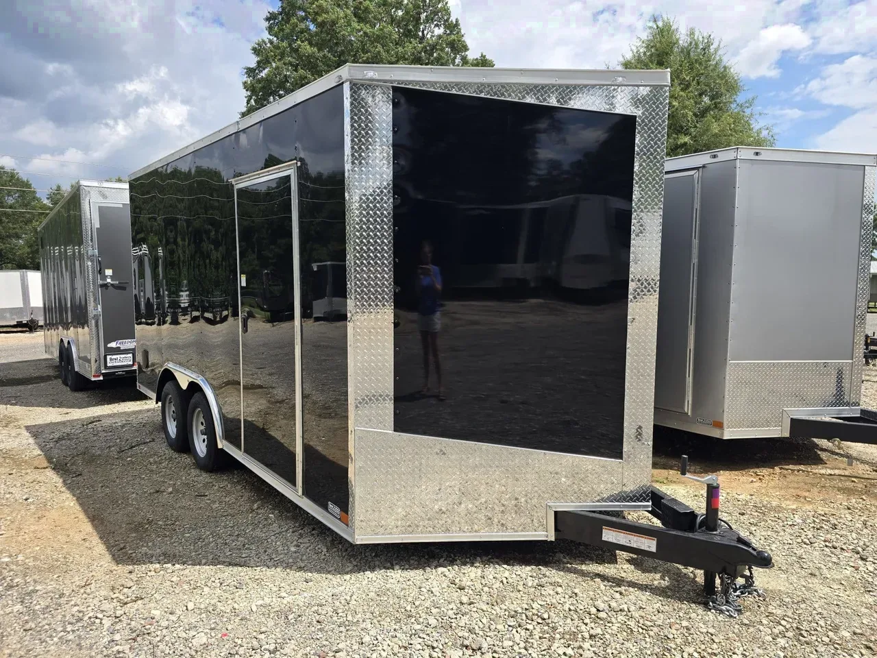 Enclosed 2027 8.5X16 Seed Cargo 8.5X16 7K Enclosed Cargo Trailer With 7′ Interior Height -eccw8516-000237 8.5 ft. x16 ft.