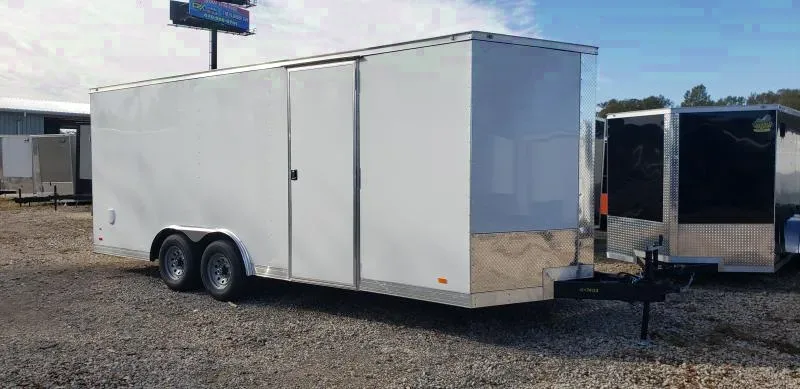 2025 Covered Wagon 8.5x20 White Car Hauler - Byron, GA